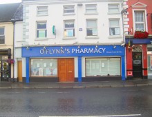 Shopfront Signage: O’Flynns Pharmacy, Ardee, Co. Louth || Laurel Bank Joinery