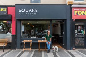 Modern Shop Front - Square Restaurant Owner - Laurel Bank Joinery