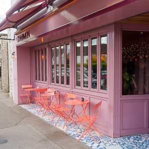 Image of a cafe shop front in Ireland with bi-folding windows - Cinnamon Monkstown Dublin