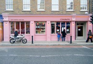 Image of an Cafe Shop Front in Ireland - Cinnamon Cafe Ranelagh Dublin