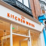Image of a traditional wooden shop front- The kitchen whisk store in Wicklow Street, Dublin 2