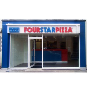 Image of a Shop Front in Dublin of Four Star Pizza - Ballsbridge